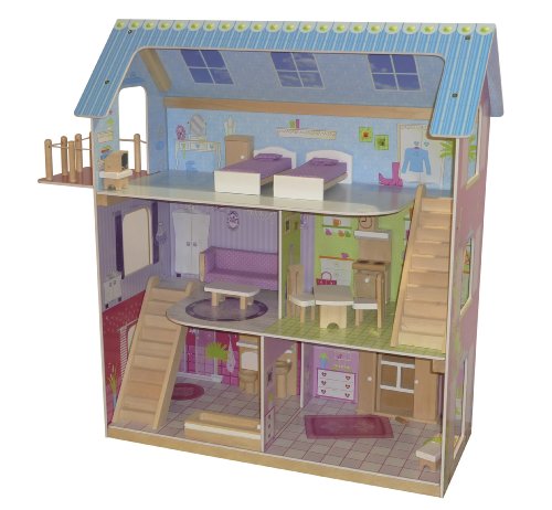 Roba 9462 - Casa Delle Bambole 3 Piano, Con 16 Accessori Elemento