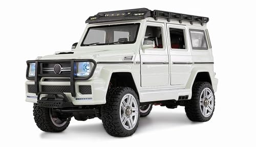 Amewi 22661 Brx24 Metal Scale Rc Crawler, Auto Telecomandata, 4Wd 1:24 Rtr, Bianco
