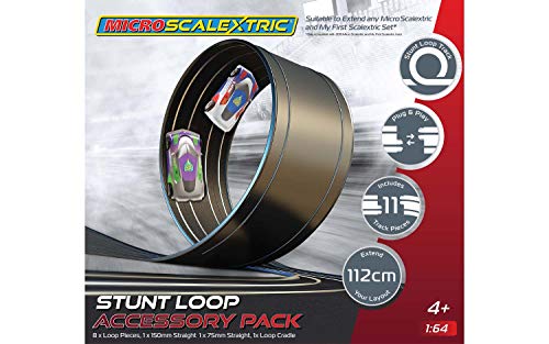 Pacchetto Espansione Pista Micro Scalextric, Loop Per Acrobazie