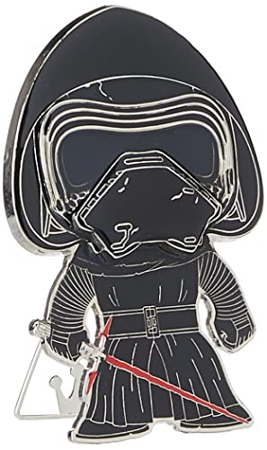Funko Pop! Large Enamel Pin Star Wars: Kylo Ren - Kylo Ren Spille Smaltate - Spilla Da Collezione Carina - Per Gli Zaini & Borse - Idea Regalo - Merch