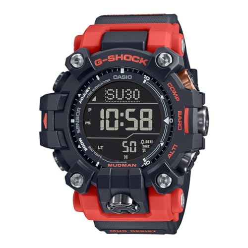G-Shock Mudman Orologio Nero, Zwart, 53