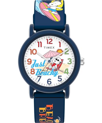 Timex Orologio Analogico Al Quarzo Unisex Kids Con Cinturino In Silicone Tw2V78600