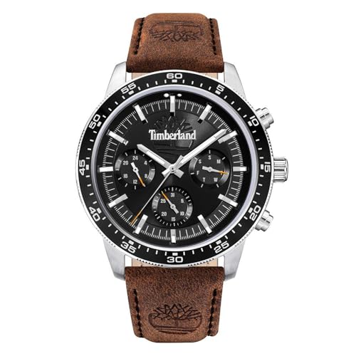 Timberland Orologio Parkman Pelle Marrone Scuro Tdwgf0029002