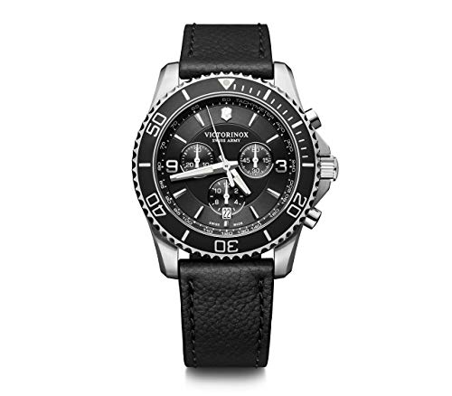Victorinox Uomo Maverick - Orologio Cronografo In Acciaio Inossidabile Al Quarzo Analogico Fabbricato In Svizzera 241864