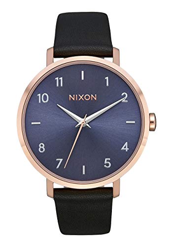 Nixon Orologio Analogico Quarzo Donna Con Cinturino In Pelle A1091-3005-00