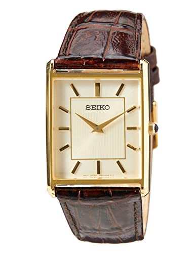 Seiko Orologio Analogico Al Quarzo Uomo Con Cinturino In Pelle Swr064P1