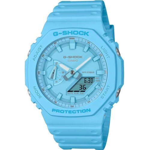 Casio Orologio Analogico-Digitale Al Quarzo Unisex-Adulto Con Cinturino In Plastica Ga-2100-2A2Er