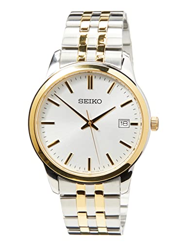 Seiko Orologio Analogico Al Quarzo Uomo Con Cinturino In Metallo Sur402P1