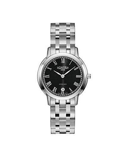 Roamer Orologio Da Polso, Analogico, Donna, Acciaio Inossidabile, Argento