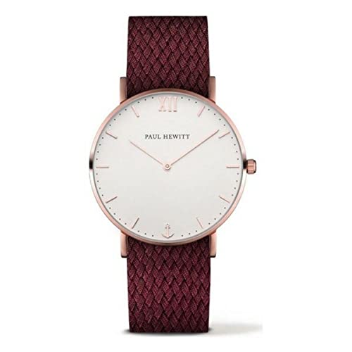 Paul Hewitt Orologio Analogico Al Quarzo Unisex Adulti Con Cinturino In Nylon Ph-Sa-R-St-W-19S