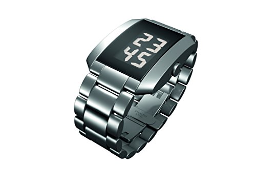 Rosendahl Orologio Digitale Al Quarzo Unisex Con Cinturino In Solid Link Stainless Steel Bracelet 43242