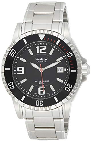 Casio Orologio Analogico Al Quarzo Uomo Con Cinturino In Acciaio Inox Mtd-1053D-1Aves