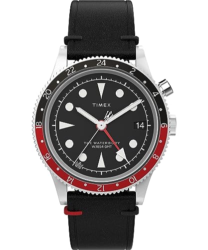 Timex Orologio Analogico Al Quarzo Uomo Con Cinturino In Pelle Tw2W22800Vq