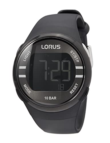 Lorus Orologio Digitale Al Quarzo Uomo Con Cinturino In Silicone R2333Nx9