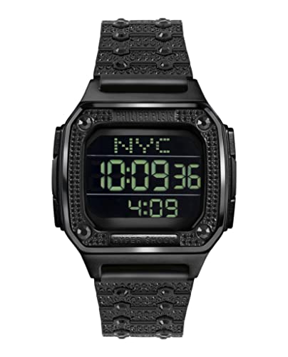 Philipp Plein Orologio Digitale Al Quarzo Uomo Con Cinturino In Acciaio Inossidabile Pwhaa1421