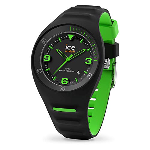 Ice-Watch - P. Leclercq Black Green - Orologio Nero Da Uomocon Cinturino In Silicone - 017599 (Medium)