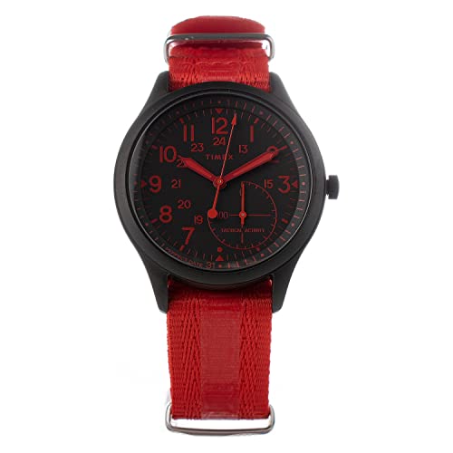 Timex Orologio Analogico Al Quarzo Uomo Con Cinturino In Pelle Tw2R37900