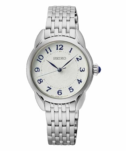 Seiko Orologio Analogico Al Quarzo Donna Con Cinturino In Acciaio Inossidabile Sur561P1