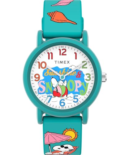 Timex Orologio Analogico Al Quarzo Unisex Kids Con Cinturino In Silicone Tw2V78500