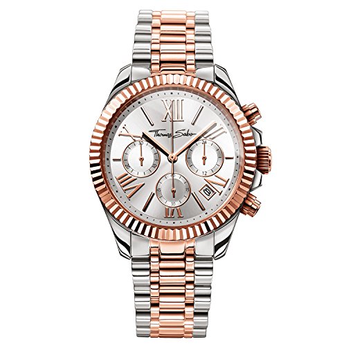Thomas Sabo Watches Orologio Da Donna "Divine Chrono", Acciaio