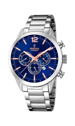 Festina Orologio Cronografo Quarzo Uomo Con Cinturino In Acciaio Inox F20343/9