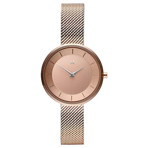 Mvmt Orologio Analogico Al Quarzo Da Donna Con Cinturino In Acciaio Inossidabile Color Oro Rosa - D-Fb01-Rgs