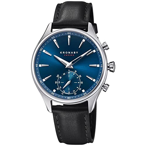 Kronaby Sekel Orologio Unisex Analogico Al Quarzo Con Cinturino In Pelle Di Vitello S3758/1