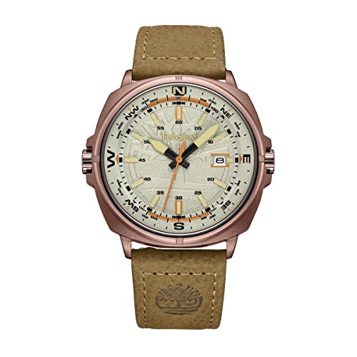Timberland Orologio Analogico Al Quarzo Uomo Con Cinturino In Pelle Tdwgb2230802
