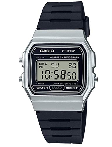 Casio Orologio Digitale Quarzo Uomo Con Cinturino In Resina F-91Wm-7Aef