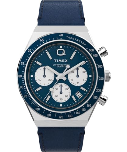 Timex Orologio Cronógrafo Al Quarzo Da Uomo Con Cinturino In Pelle Tw2W51700