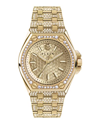 Philipp Plein Orologio Analogico Al Quarzo Donna Con Cinturino In Acciaio Inossidabile 7630615118949
