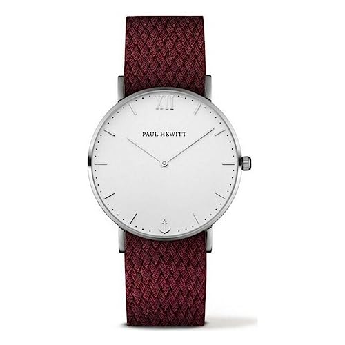 Paul Hewitt Orologio Analogico Al Quarzo Unisex Adulti Con Cinturino In Nylon Ph-Sa-S-St-W-19S