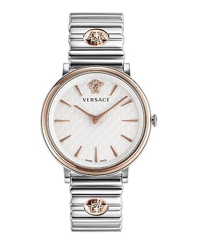 Versce Ve8105022 V-Circle - Orologio Da Polso Da Donna, 38 Mm, Bracciale