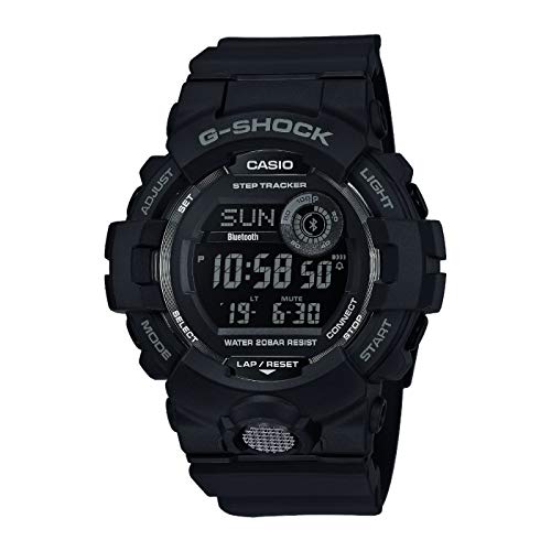 Casio G-Shock Orologio, Steptracker/Pedometro, Sensore Di Movimento, 20 Bar, Nero, Digitale, Uomo, Gbd-800-1Ber
