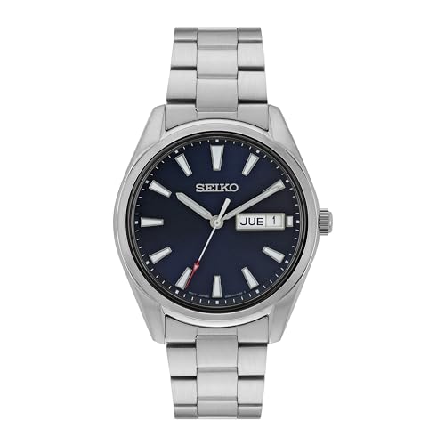 Seiko Orologio Analogico Quarzo Giapponese Uomo Con Cinturino In Acciaio Inox Sur341P1