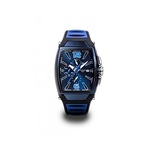 Orologio Locman Tremila 0550B02S-Blblsksb Al Quarzo (Batteria) Acciaio Quandrante Blu Cinturino Silicone