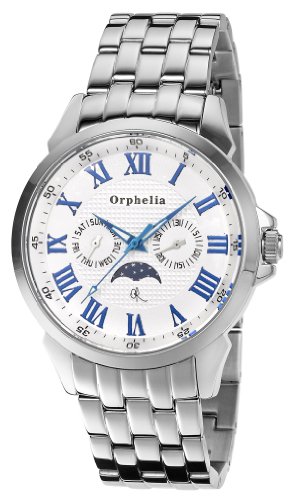 Orphelia Or22770588 Orologio Da Polso Al Quarzo, Analogico, Uomo, Acciaio Inossidabile, Argento