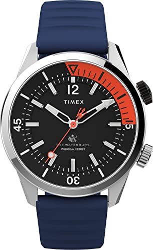 Timex Orologio Analogico Al Quarzo Da Uomo Con Cinturino In Silicone Tw2V73500