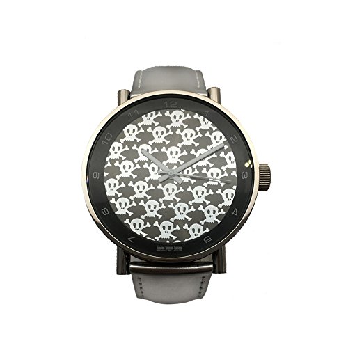 666Barcelona Orologio Analogico Quarzo Unisex Adulto Con Cinturino In Pelle 666-202