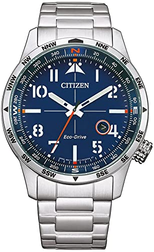 Citizen Orologio Analogo Al Quarzo Uomo Con Cinturino In Acciaio Inossidabile Bm7550-87L