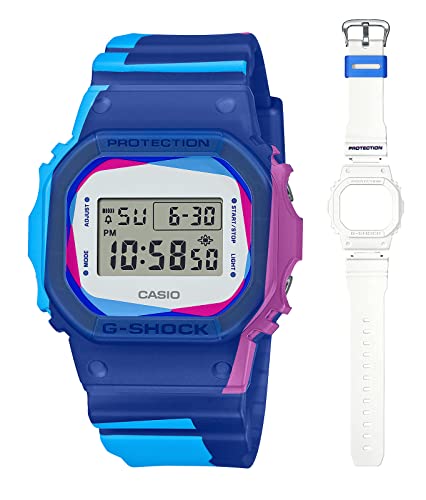 Casio Orologio Digitale Al Quarzo Uomo Con Cinturino In Plastica Dwe-5600Pr-2Er
