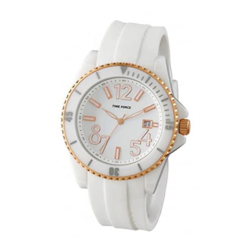Time Force Orologio Analogico Quarzo Donna Con Cinturino In Gomma Tf4186L11