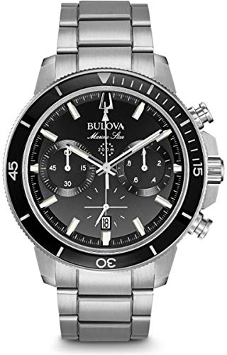Bulova Orologio Al Quarzo Da Uomo 96B272 Con Bracciale In Acciaio Inossidabile, Argento