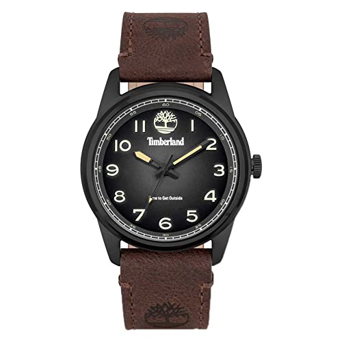 Timberland Orologio Analogueico Quarzo Uomo Con Cinturino In Pelle Tdwga2152104