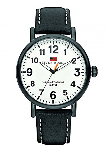 River Woods Orologio Analogico Quarzo Uomo Con Cinturino In Pelle Rw420008