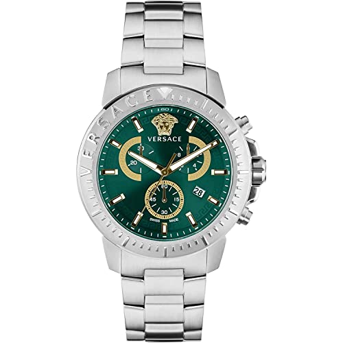 Versace Ve2E00821 New Chrono Horloge 45 Mm