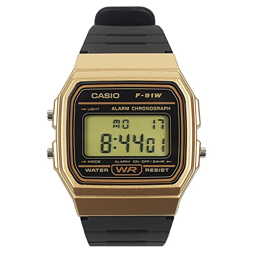 Casio Orologio Digitale Quarzo Uomo Con Cinturino In Resina F-91Wm-9Aef