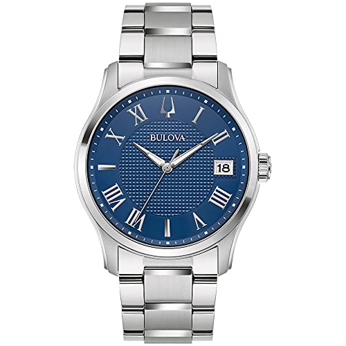 Bulova Wilton 96B386 - Orologio Da Polso Al Quarzo Da Uomo In Acciaio Inox