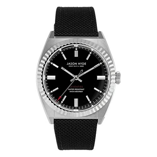 Jason Hyde Uno Orologio Uomo Analogico Al Quarzo Con Cinturino In Tessuto Jh10025