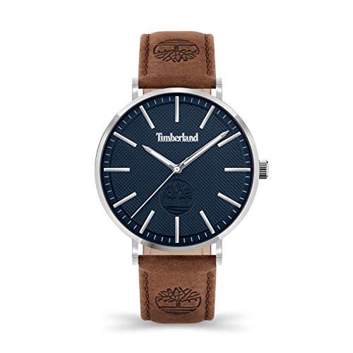 Timberland Orologio Analogueico Quarzo Uomo Con Cinturino In Pelle Tdwga2103702